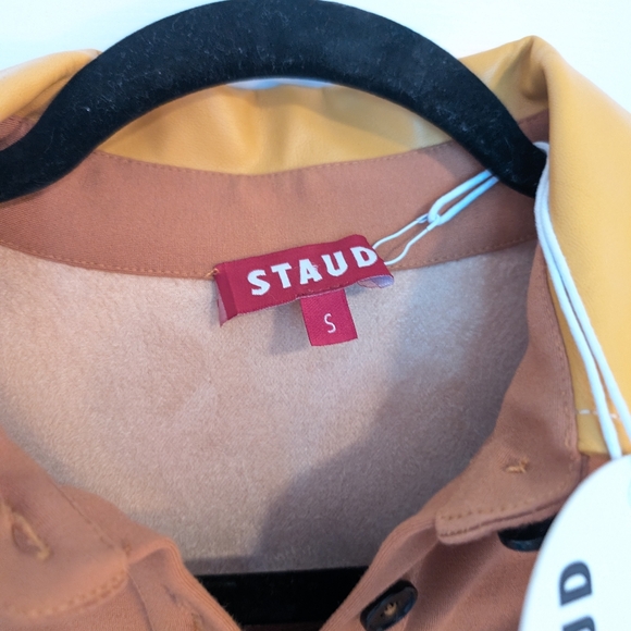 NWT Staud Davey Jumpsuit Brown Sample Size Small - Picture 6 of 9